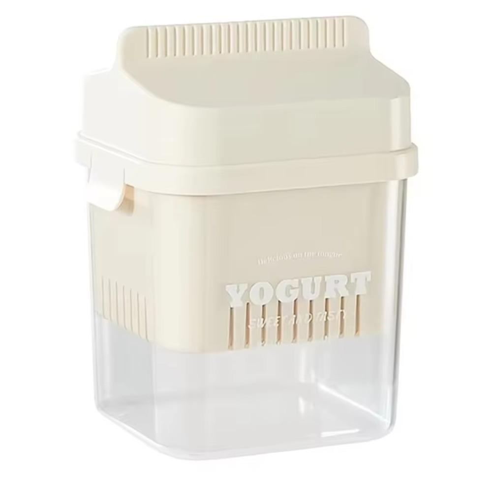 Spring Press Type Greek Yogurt Strainer Transparent Body Whey Separator Yogurt Maker Bread