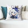 GGenshin Impact FFurina Various Sizes Square Pillow Case For Car Home Bedchamber Decor Custom Valentine gift