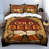 Beer mugs and text. Bedding sets Duvet cover sets Duvet covers Pillowcases(1 * Duvet Cover 2 * Pillowcases, without duvet insert)
