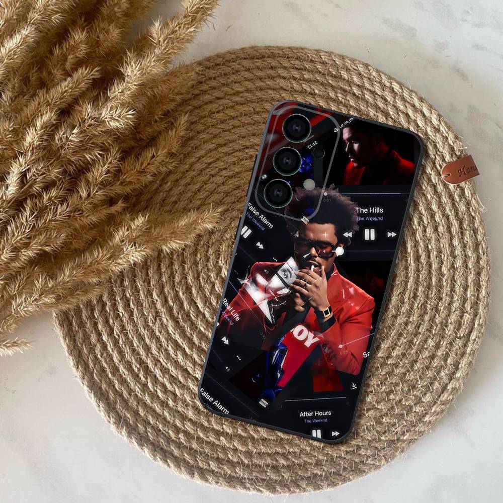 Чехол для телефона W-Weeknd XO для Samsung S25, S24, S21, S22, S23, S30, Ultra, S20, Plus, Fe, Lite, Note, 10, 9, 5G Черный