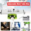 New Working Slide Table Vise Fixture Adjustment Worktable w/Plat Nose Pliers For Bench Drill Multifunction Milling Machine 310 * 90mm * 80mm