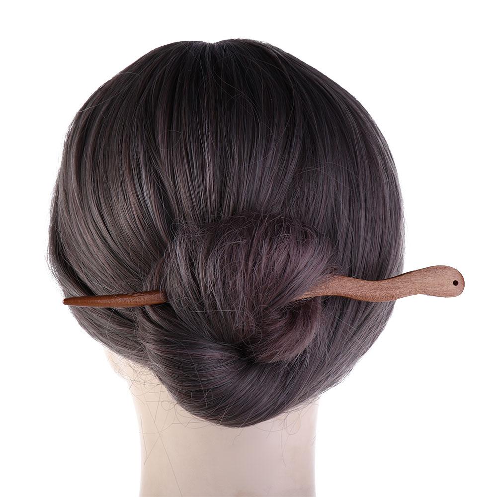 For Girl Headwear Cheongsam Hair Accessories Hairpin Chinese Style Hair Fork Wooden Hair Stick