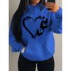 Combination Of Love And Butterfly Pattern Hoody Women Hip Hop Street Hoodies Trendy Pocket Clothes Vintage Multicolor Hoodie