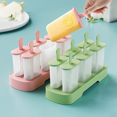 Форма для мороженого Popsicle Mold Ice Pop Maker не содержит BPA, многосекционная, легкосъемная форма для мороженого для домашних желейных конфет