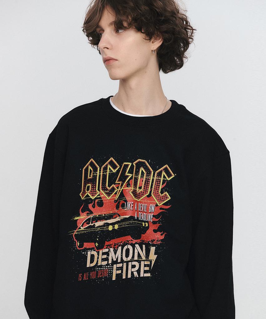 Свитшот Beulabado Acdc Demon Fire Bk (Brent2325)