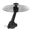 2 Pcs Car Cymbal Silver Clear Sound Small Car Crash Cymbal Air Vent Decor for Drummers Music Lovers