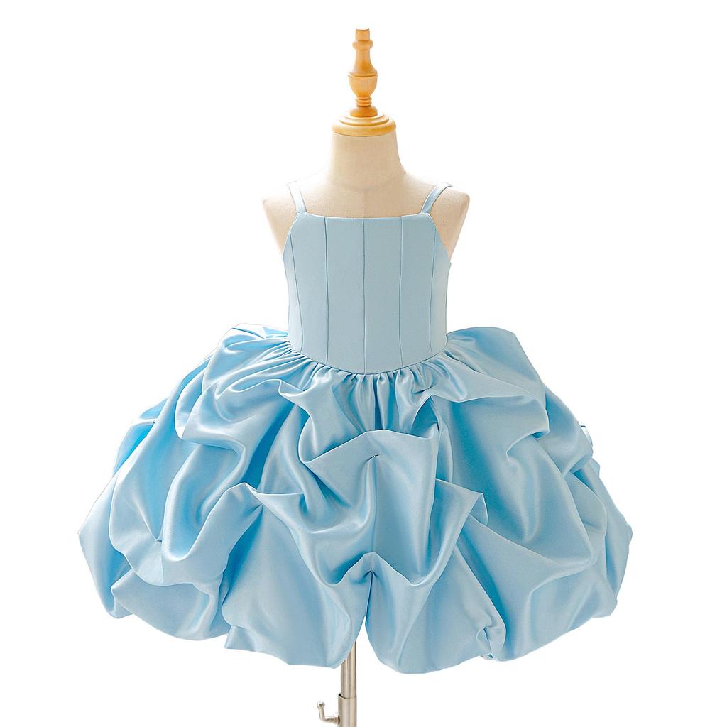 Children's Formal Spaghetti Strap Flower Girl Dress - Birthday, Wedding, Party, Stage Performance Princess Dress