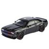1/24 Dodge Challenger SRT Hellcat Сплав Спортивный Автомобиль Модель Литьевой Металл Гоночный Автомобиль Мышечный Автомобиль Модель Звук Свет Детская Игрушка Подарок