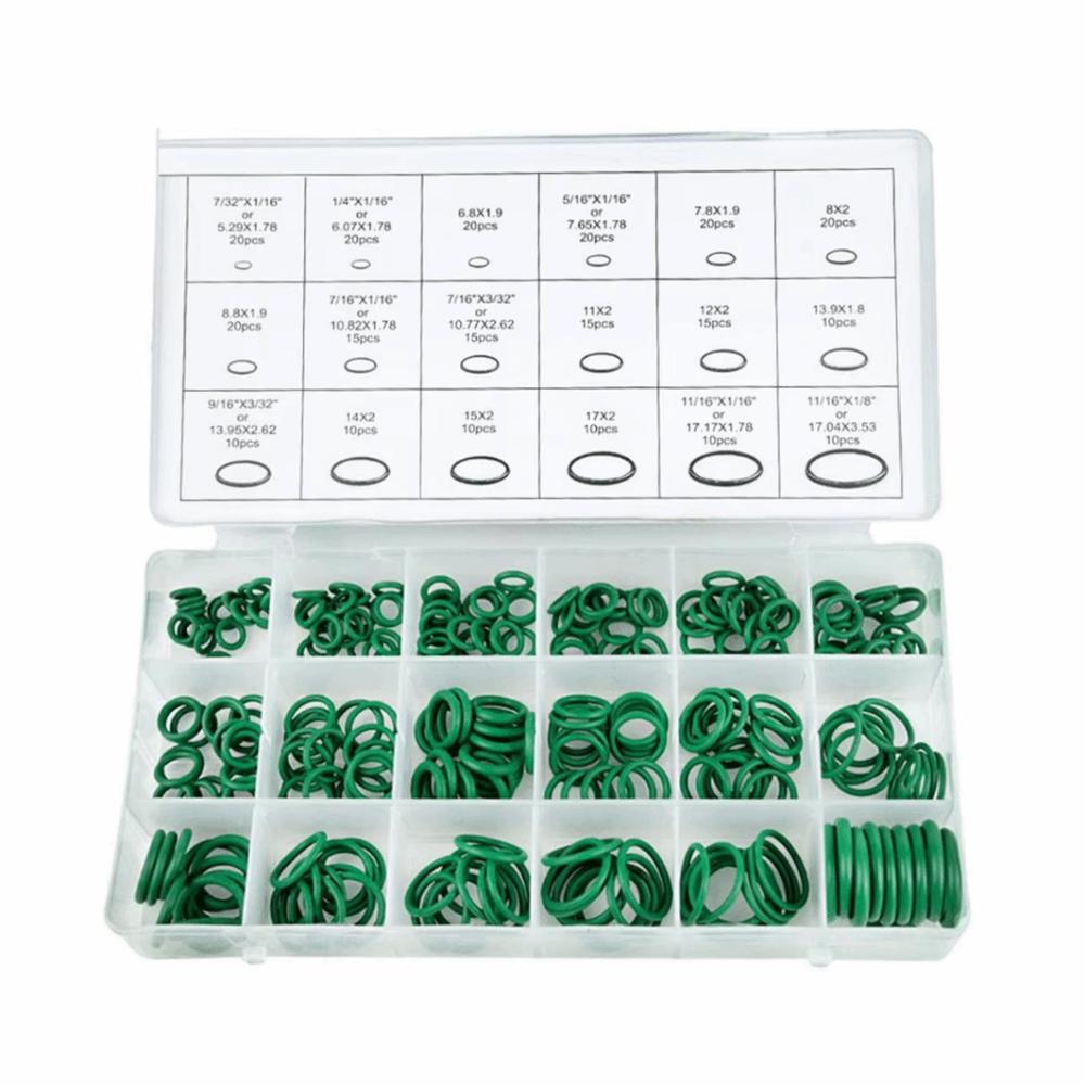 270Pcs Heat-resistant O-Ring Seals Assortment Kit Refrigerant System