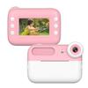 3.0 Inch Touch Screen Kids Selfie Camera 48MP Instant Print Camera (Pink)