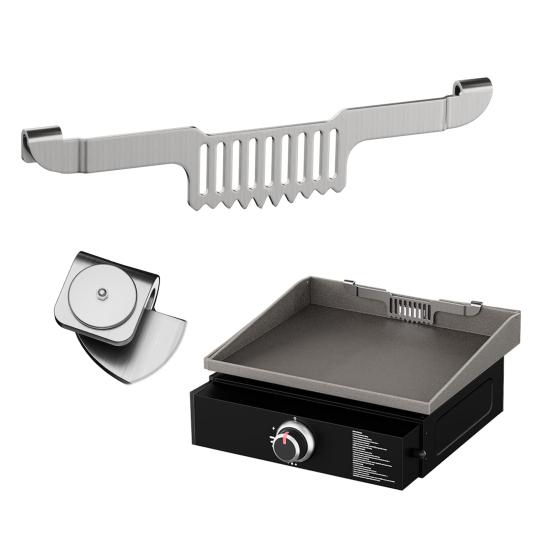 Держатель лопатки для смазки, для Blackstone, из нержавеющей стали, магнитная жироуловитель, гриль, пищевая сетка, стойка для шпателя для пикника, аксессуары для барбекю на открытом воздухе