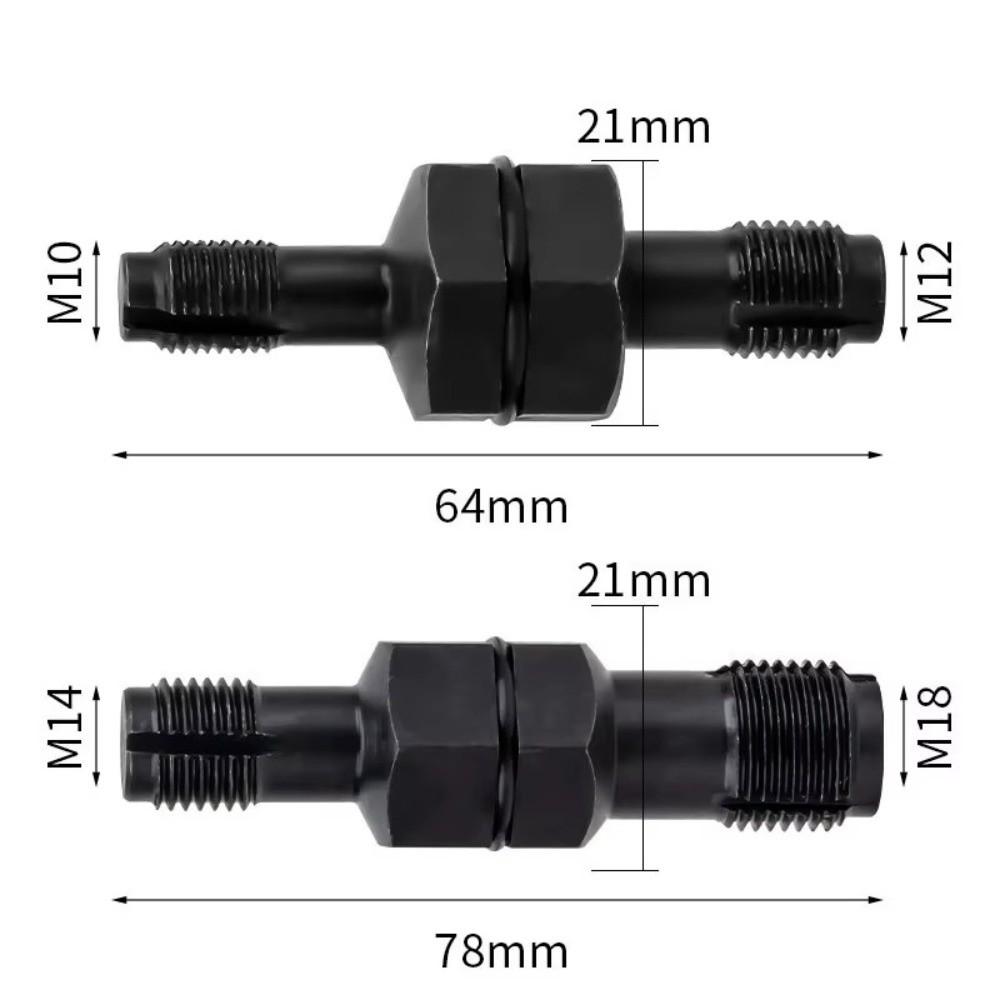 M10*1.0 Spark Plug Thread Repair Tool Carbon Steel Thread Chaser Tap Tool Car Engine