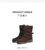 Belle Fashion Outdoor Fashion Boots for Women 2024 Winter New Style Shopping Mall Same Style Slimming Long Tube Boots