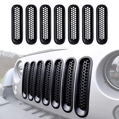 Сетки в решетку радиатора для JK JKU Sport Rubicon Sahara Unlimited 2007-2018 Внешние аксессуары