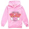 Autumn Pullover Hoodie, Sweet Cartoon Puppy With Headwear Graphic Print, Comfortable Long Sleeve Top For Kids School And Outdoor Sports Activities