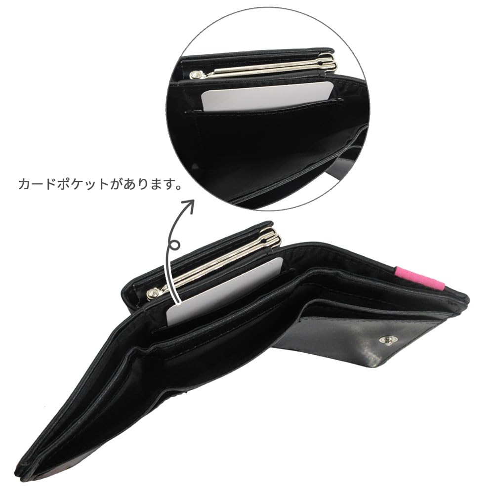 Бумажник Снупи 75-й Черный Тройного сложения