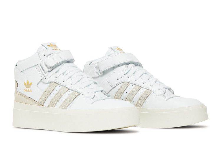 Женские кроссовки adidas Forum Bonega Mid Cloud White Orbit Grey Bliss (Женский) Облако-белое/Орбитально-серое/Блаженство