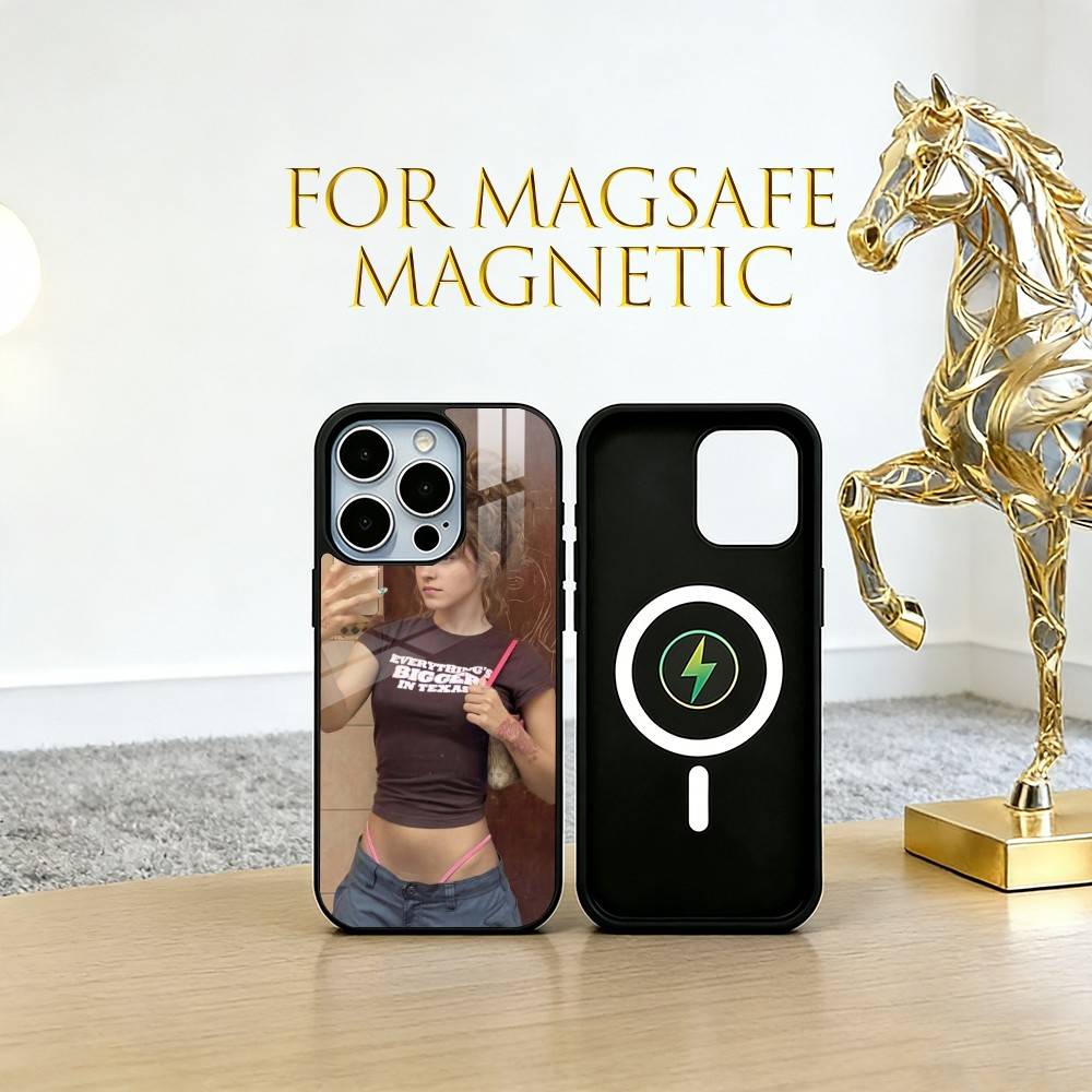 Чехол для телефона Эммы Уотсон Для iPhone17,16,15,14,13,12,11 Plus,Pro Магнитный Для Magsafe Беспроводной Зарядки