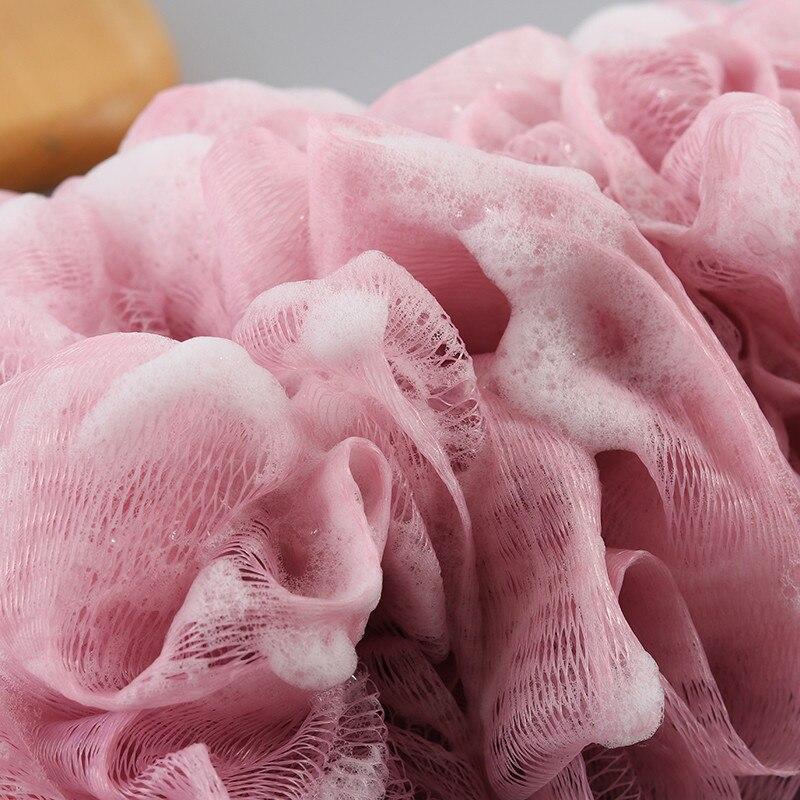 Long Handle Bath Brush, Foam Rich Bath Sponge,Enlarged Bath Ball, Flower Back Scrubber, Bath Sponge, Shower Brush Tool
