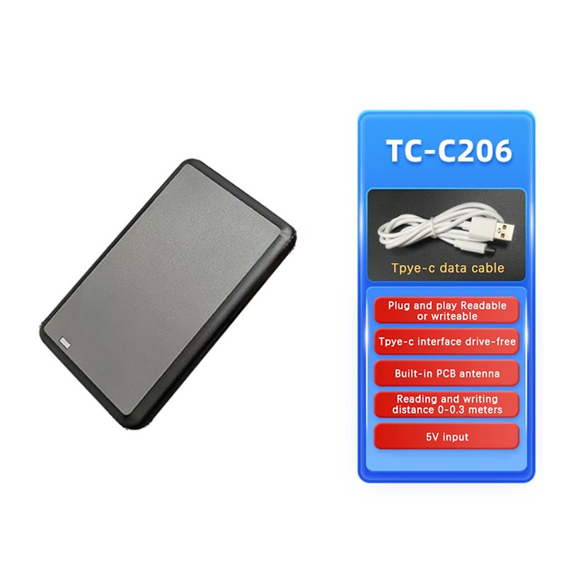 Считыватель меток USB UHF ISO18000-6C 860-960 МГц без драйверов чтение запись HID-USB виртуальный COM-вывод регулируемый