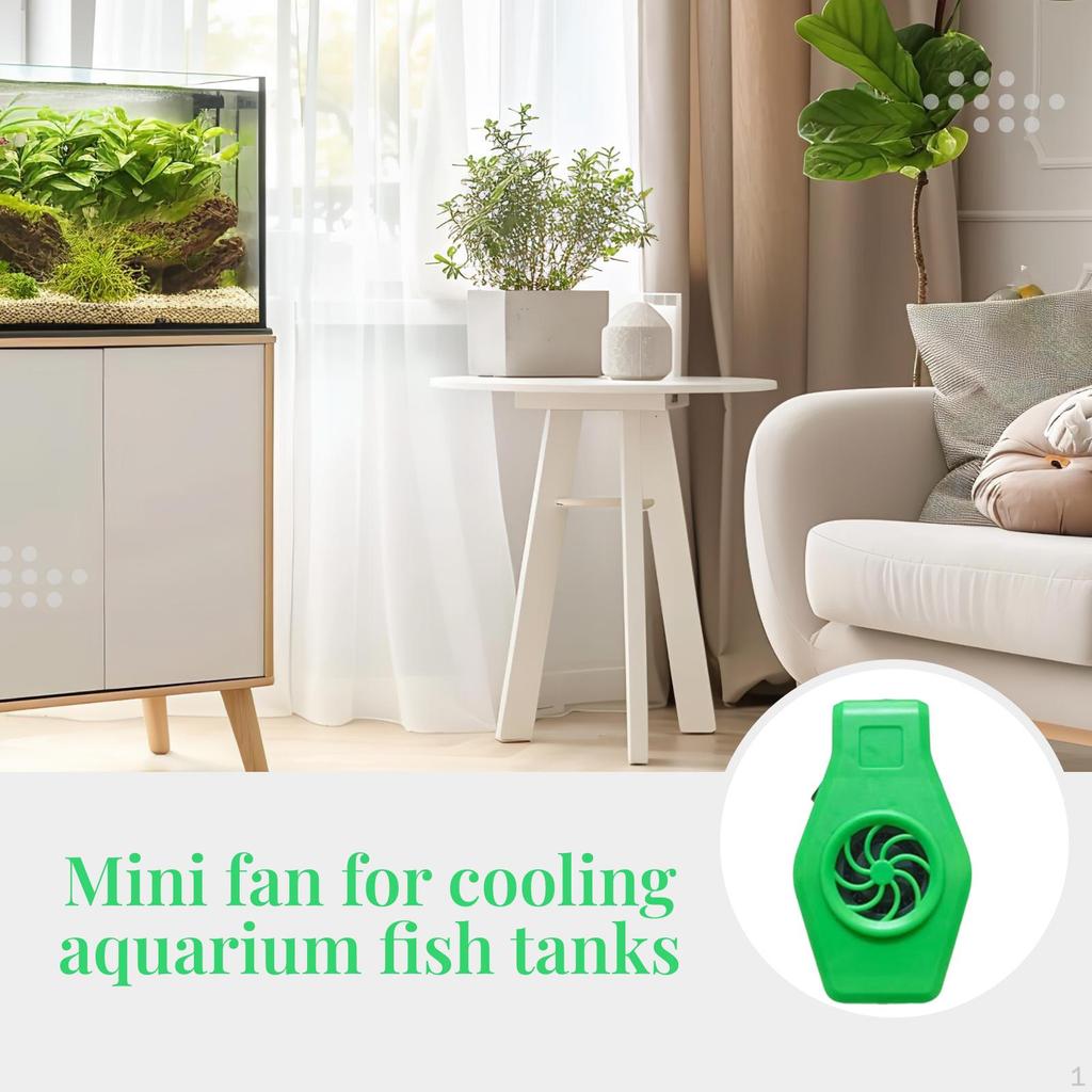 Aquarium Chiller Accessories USB Powered Quiet 2 Level Adjustable Speed Cooler for Hamsters