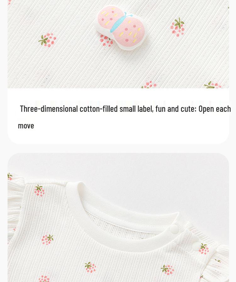 Трендовая футболка с коротким рукавом для малышек и девочек ясельного возраста - Милая, Модная весенне-летняя одежда