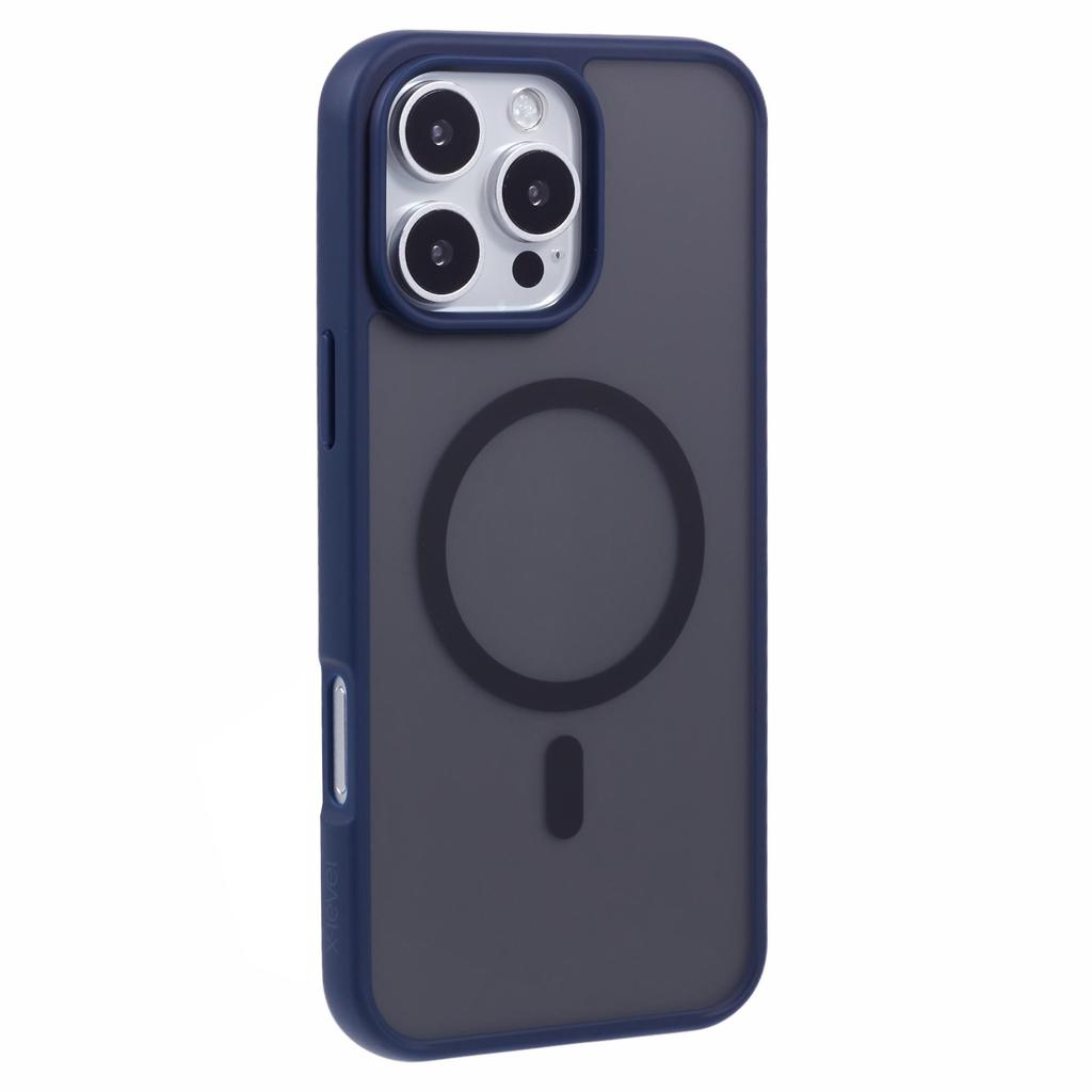 For iPhone 16 Pro Max Case Compatible with MagSafe Skin-Touch TPU+Acrylic Phone Cover