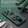 Ретро Чехол-книжка из ПУ-кожи с Магнитной Застежкой для Honor 600 Pro, Чехол-подставка с Кольцом 360° для Honor 600, Ударопрочный Жесткий Чехол