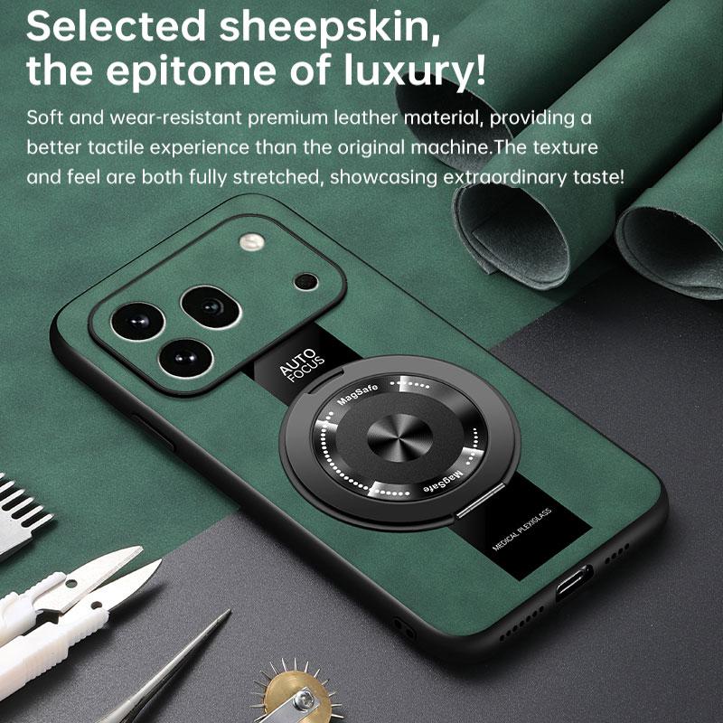 Ретро Чехол-книжка из ПУ-кожи с Магнитной Застежкой для Honor 600 Pro, Чехол-подставка с Кольцом 360° для Honor 600, Ударопрочный Жесткий Чехол