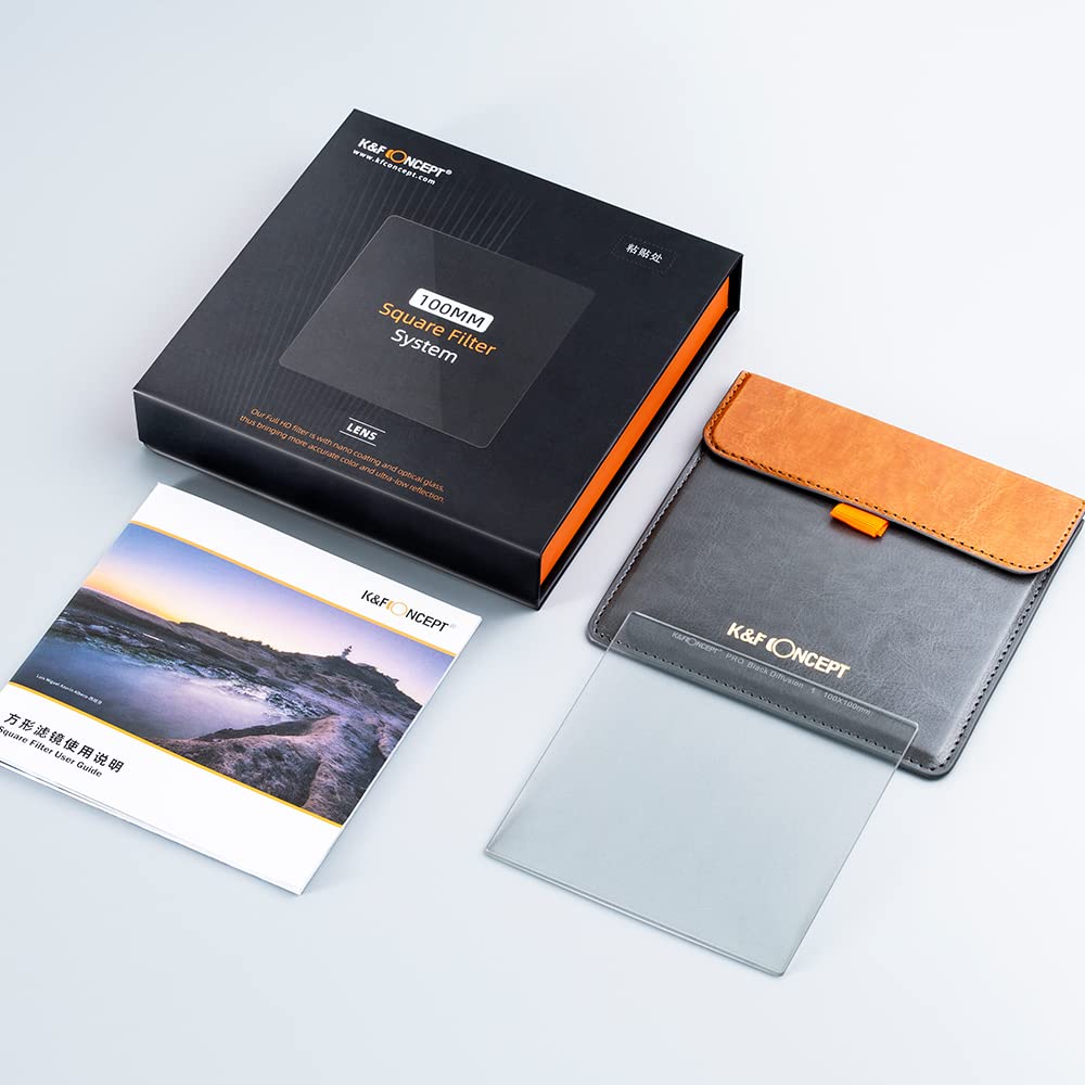 Concept Square Black Diffusion 28 Layer Nano Coating Soft Effect Contrast Adjustment Lens Filter Optical Glass Ultra Thin Frame Water Repellent Oil