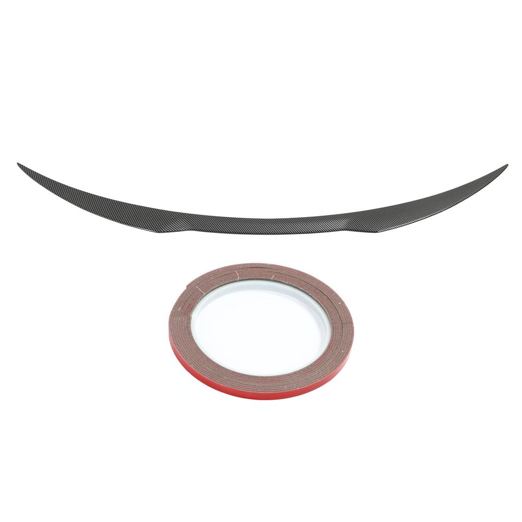 Rear Trunk Spoiler Wing Quadrifoglio Verde Style Carbon Fiber Pattern Tail Trunk Lip Replacement