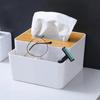 Tissue Boxes with Wooden Lid Napkin Holder Container Wet Tissue Paper Dispenser Case Modern Home Car Organizer Napkin Holder