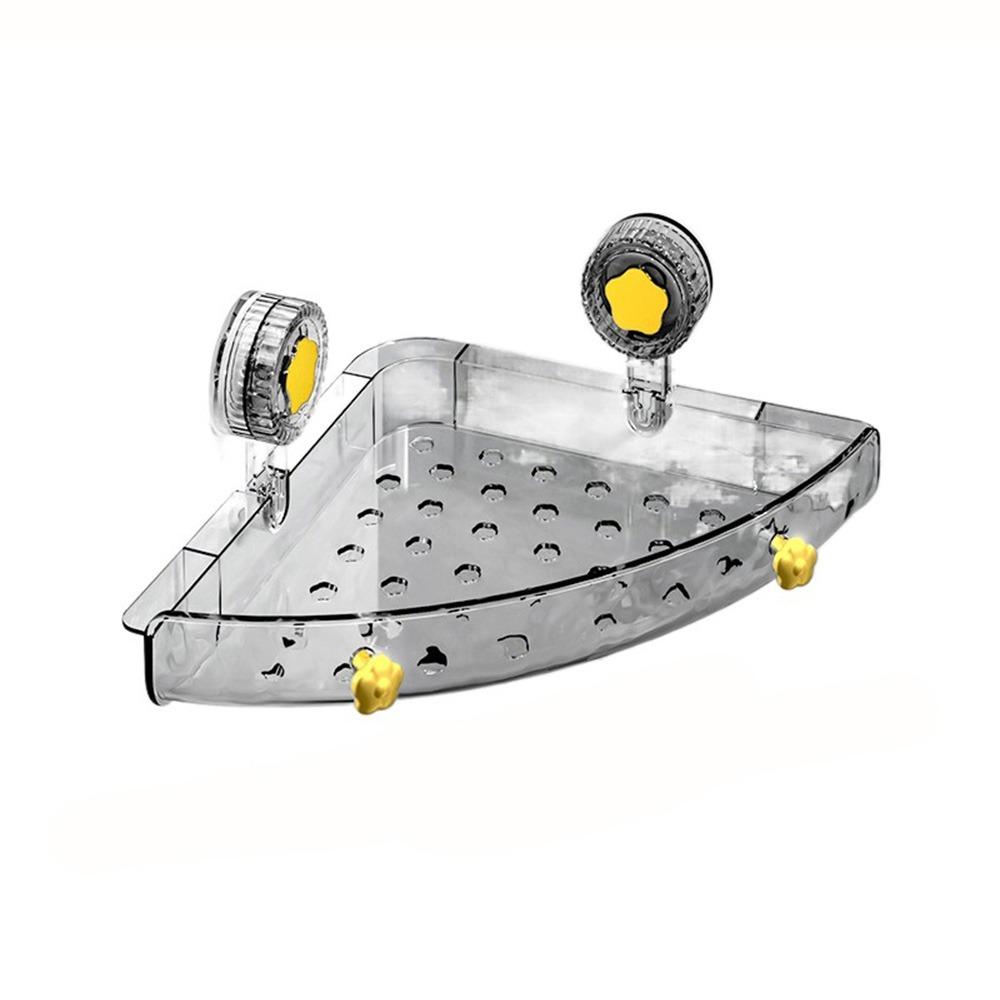 Полки для душа на присосках без сверления Прямоугольная/Треугольная стойка для хранения косметики для дома