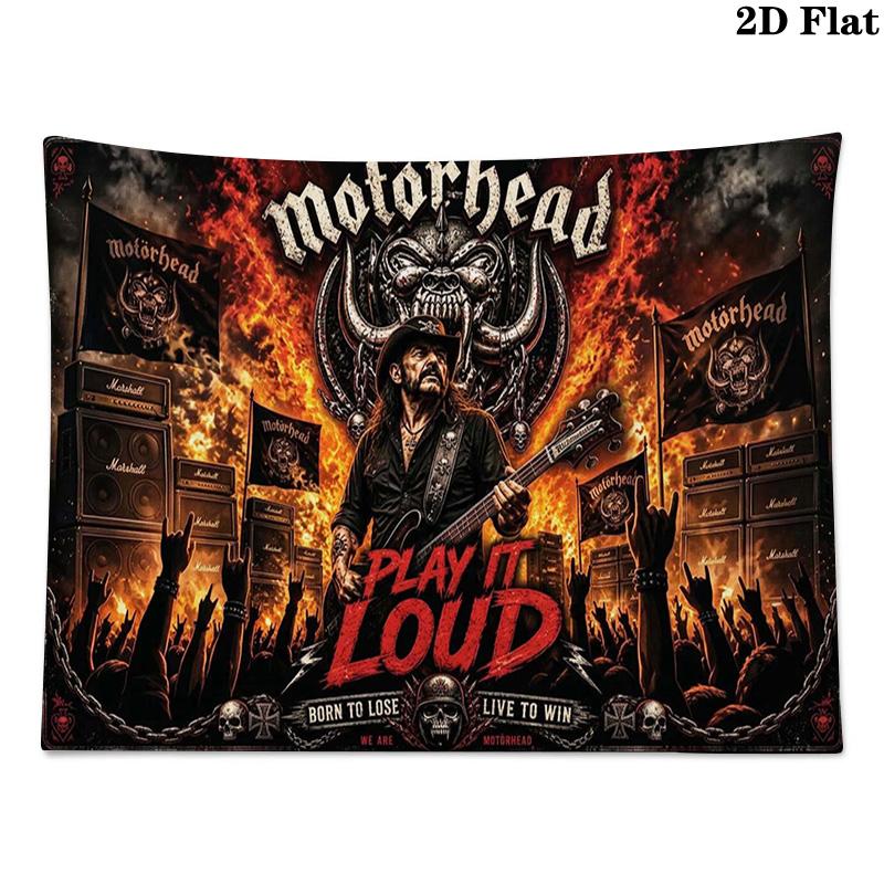 Настенный гобелен Motorhead Эстетичное настенное панно Печатное тканевое одеяло Декоративные гобелены для спальни гостиной домашнего декора