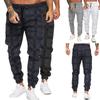 Мужские повседневные спортивные брюки с принтом, дышащие свободные брюки для бега, йоги