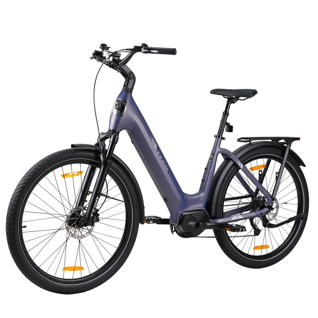 TTGO Z5 Urban Commuting Electric Bicycle With TowSeat 27.5 inch Wide Tires 36V20Ah Battery Outdoor Riding 250W Motor E- Mountain Bike For Adult