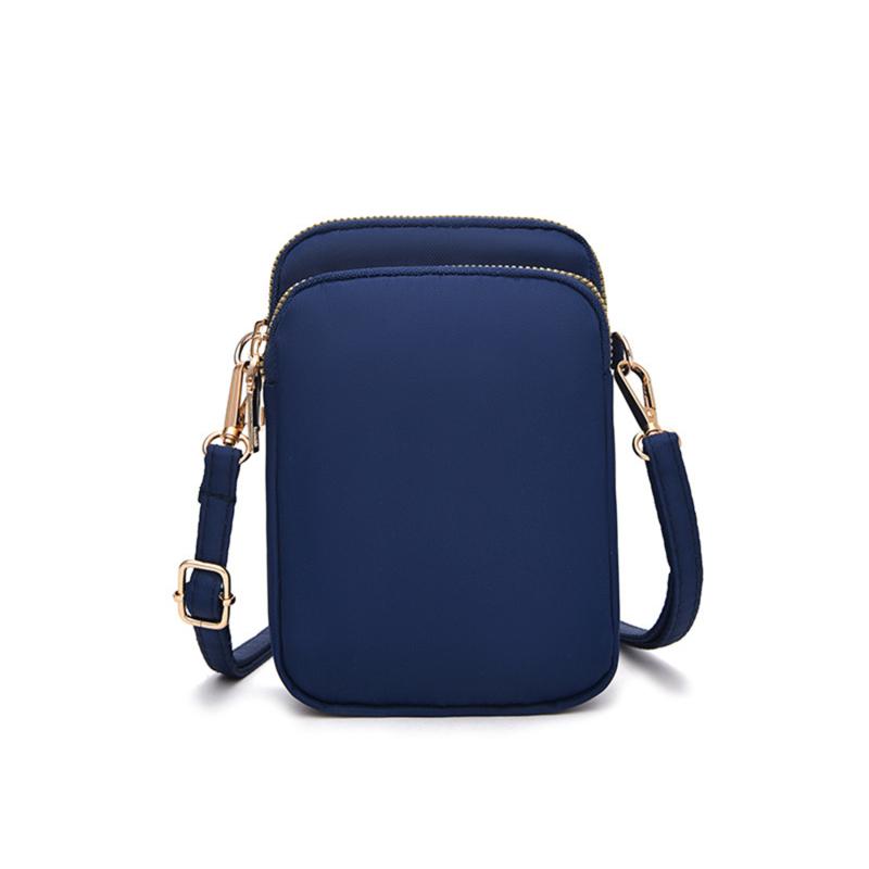 Мини-сумка через плечо для ходьбы, тканевая сумка для мобильного телефона, вертикальный кошелек для монет