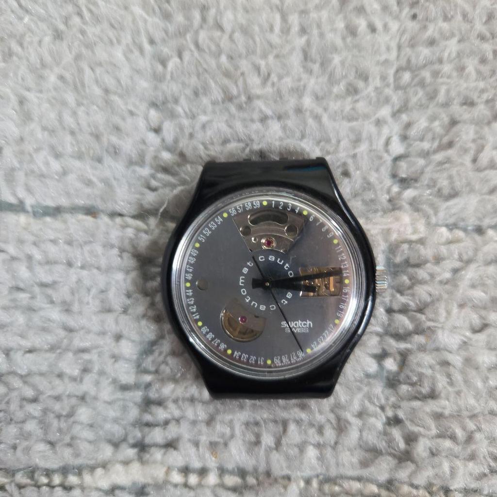 Б/у корпус Swatch Automatic черный