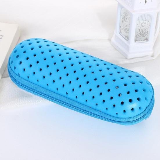 Swim Goggle Case with Zipper Closure Lightweight Protective Cases for Goggles Ventilated Design Glasses Box for Swimming Gear Storage