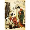 Japanese Geisha Illustration Poster Print Sexy Women Ukiyo E Canvas Painting Antique Asian Wall Art Living Room Home Decor Gifts