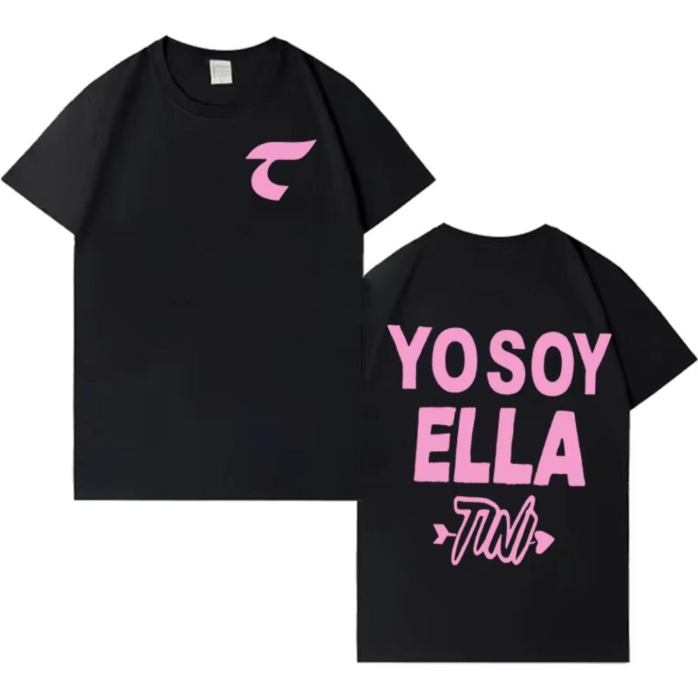 Tini Stoessel Pop Music Tshirt Unisex Women Fashion High Quality Loose Tops Cotton Print Y2K Short Sleeve Tshirts Streetwear