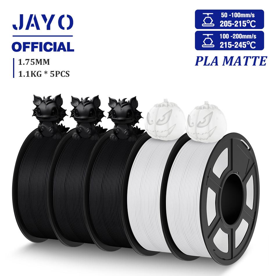 JAYO 3D-филамент PLA/PLA META/PETG/SILK PLA+/Дерево/PLA Мраморный/ APLA 1,75 мм 5 рулонов 1,1 кг/0,5 кг Филамент для 3D-принтера