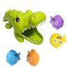 Креативная игра «Поймай крокодила» Набор игрушек для ванны для детей, развивающий креативность и мелкую моторику