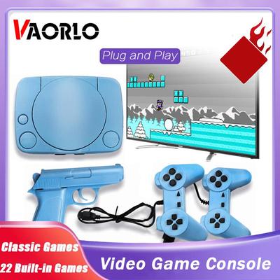 VAORLO Кабельный игровой контроллер, подключаемый модуль для двух игроков, консоль PS1, внешний вид, 8-битная игровая консоль, 8-битный телевизор, ретро-аркада высокой четкости, подарок