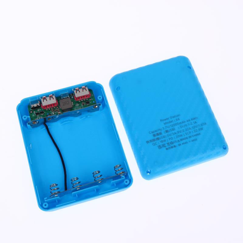 Корпус для аккумулятора 18650 DIY Power Bank Зарядное устройство Корпус Зарядный кейс Мини-блок питания без пайки Для наружного использования Ежедневное использование