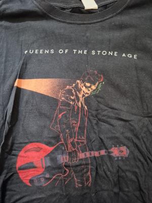 Queens Of The Stone Age Редкая Мужская Хлопковая Унисекс Футболка TT290