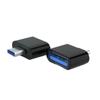 Aluminium Type C To USB Adapter Black USB Type C Adapter USB-C Male OTG Converter for Type-C Port
