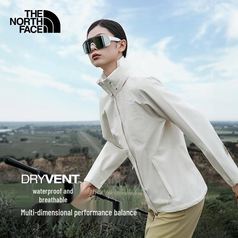 The North Face Женская однослойная ветрозащитная уличная куртка с капюшоном