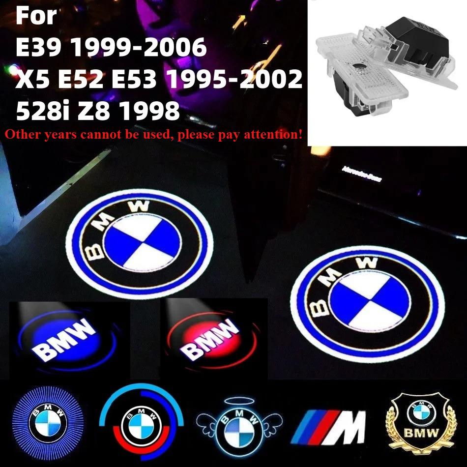 For BMW Series E12 2/4pcs For BMW E39 1999-2006 X52 E53 1995-2002 528I 1998 Z8 door LED projection logo badge.