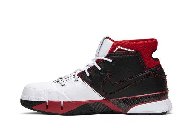 Мужские кроссовки Nike Kobe 1 Protro Белые Черные Красные (Матч всех звезд) Белый/Черный-Университетский Красный